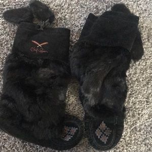 Chip- pepper boots